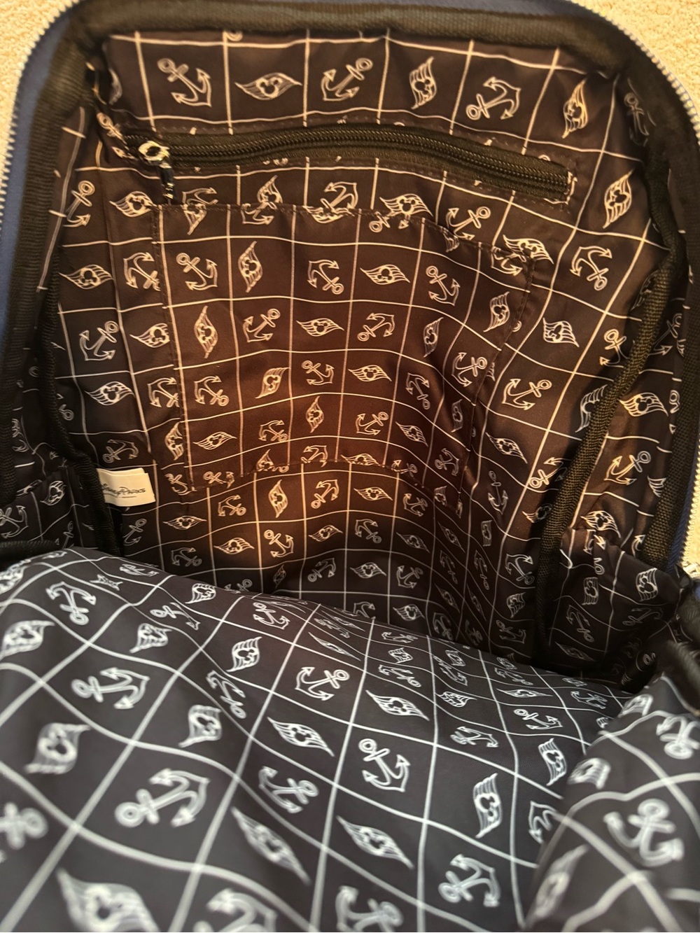 Disney Navy Blue Sailor Mickey & Friends Backpack - Picture 6 of 9